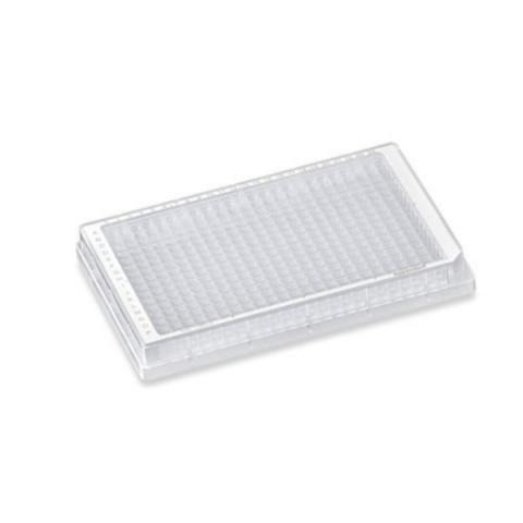 Microplate384/V-PP clear/white DNA240pl.