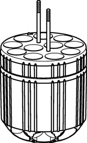 Adapter 16x75-100mm tubes S-4x400, 2 pcs