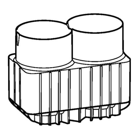 Adapter 2x250 mL S-4xUniversal-L