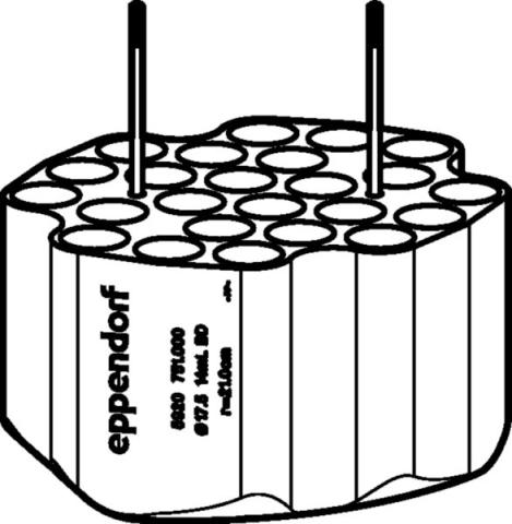 Adapter 14mL tube S-4xUniversal-L